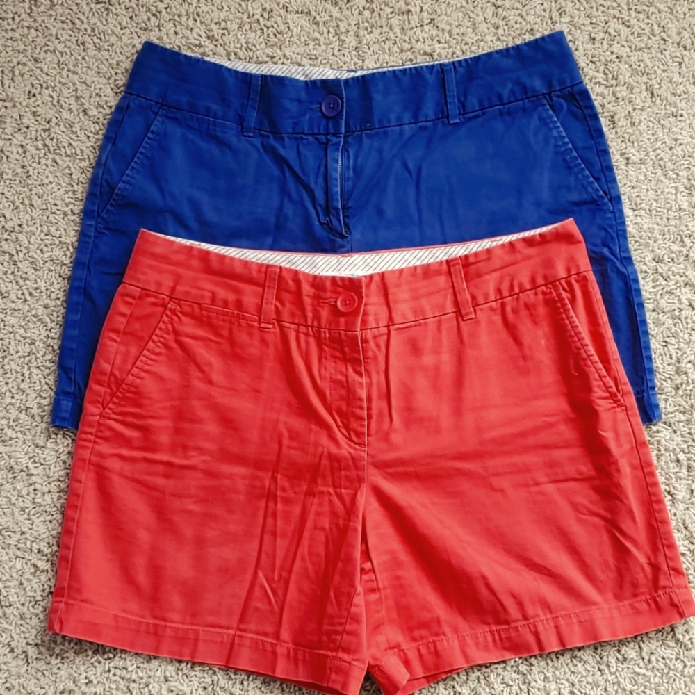 Ann Taylor Loft Khaki Cotton Shorts Size 8
